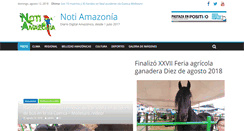 Desktop Screenshot of notiamazonia.com